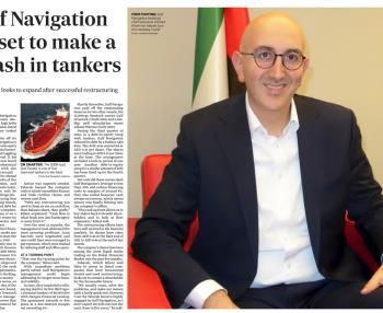 GULF NAVIGATION 2.0 SET TO MAKE A SPLASH IN TANKERS